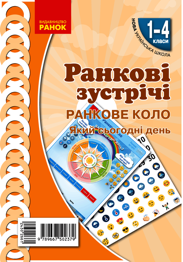 Ранкові зустрічі. Ранкове коло. Який сьогодні день. Комплект плакатів. 1-4 класи