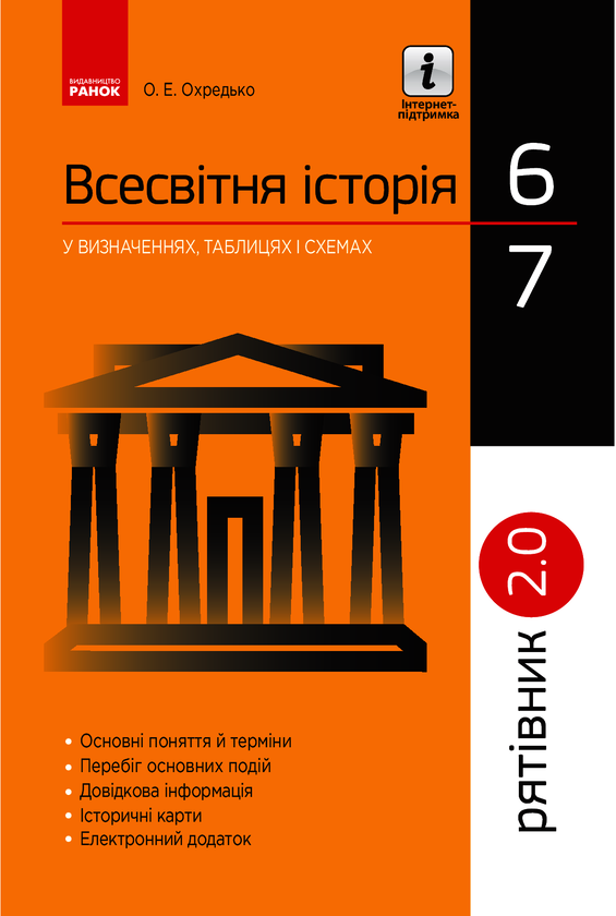 Всесвітня історія у визначеннях, таблицях і схемах. 6-7 класи