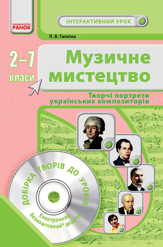 Музичне мистецтво. Творчі портрети українських композиторів. 2–7 класи