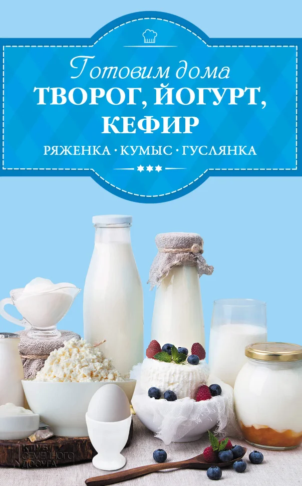 Готовим дома творог, йогурт, кефир, ряженку
